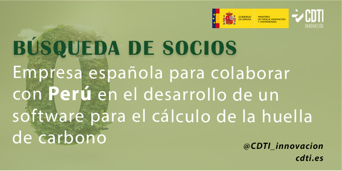 Búsqueda de socios con PERÚ - Huella de carbono neutro