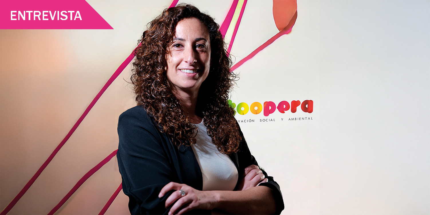 Aidé Gaona, responsable de RESINTEX, proyecto de KOOPERA