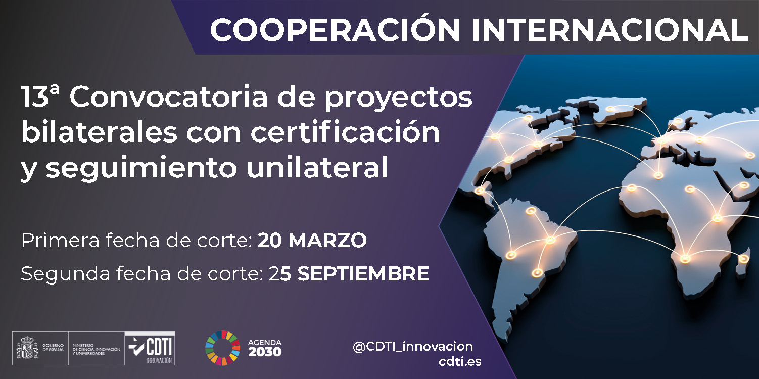 13ª convocatoria proyectos bilaterales