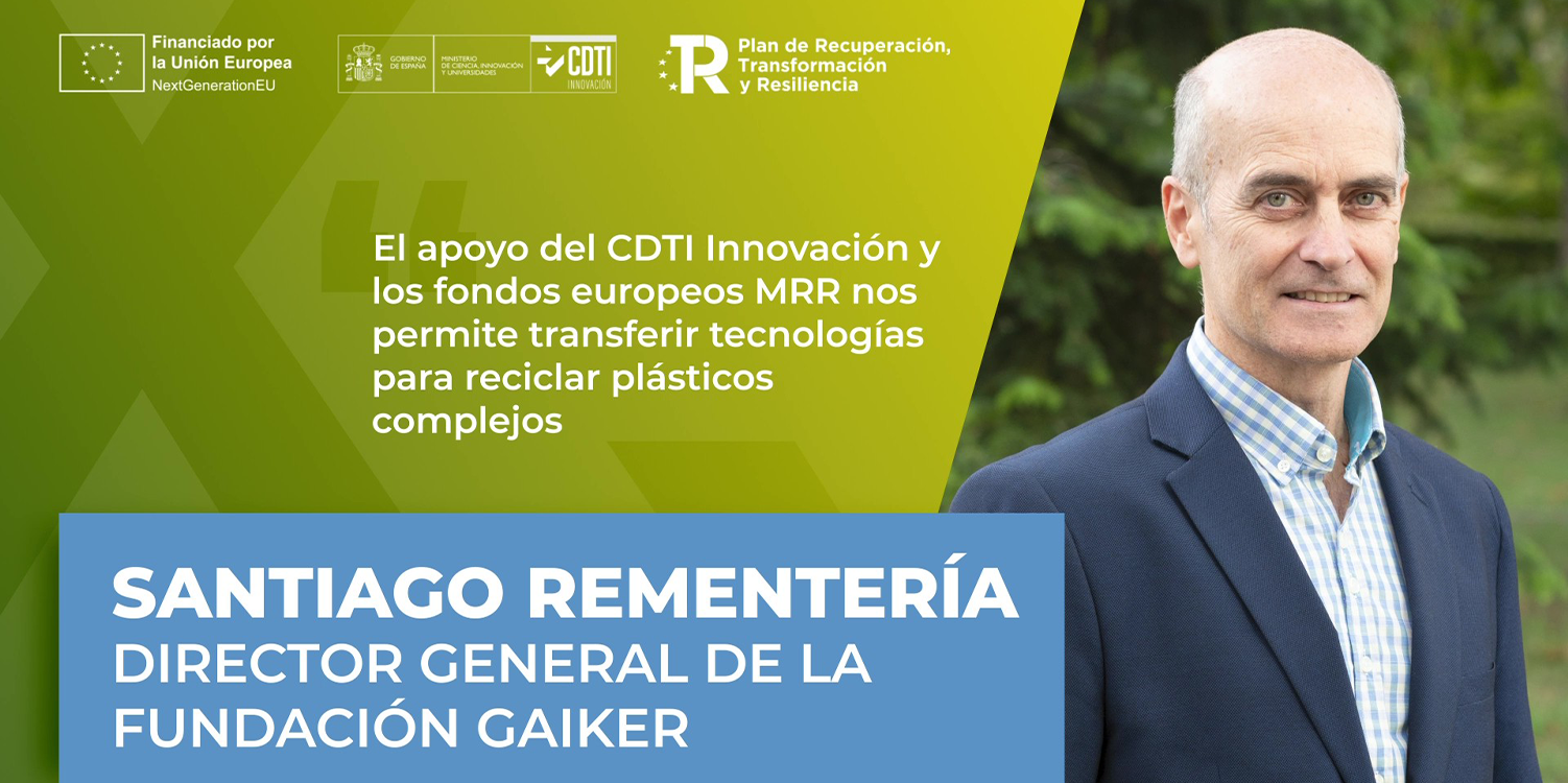 Santiago Rementería, director general de la Fundación GAIKER
