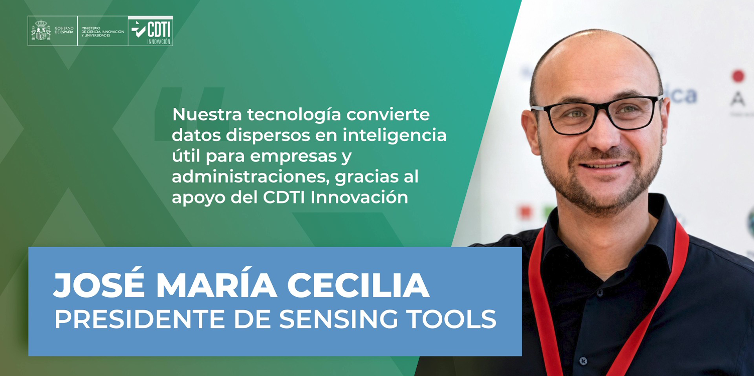 José María Cecilia, presidente de Sensing Tools