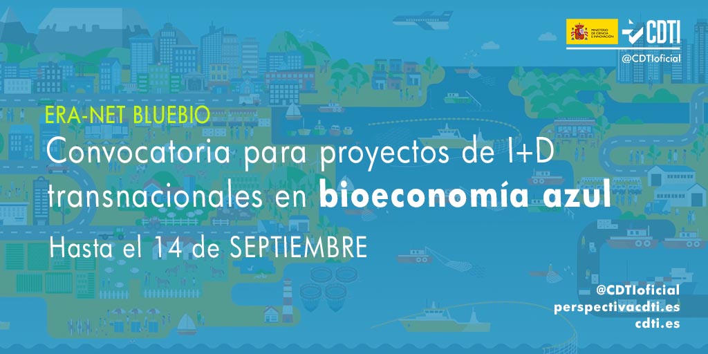 Abierta la convocatoria 2020 de la ERA-NET BLUEBIO para proyectos de cooperación tecnológica en el ámbito de la bioeconomía azul