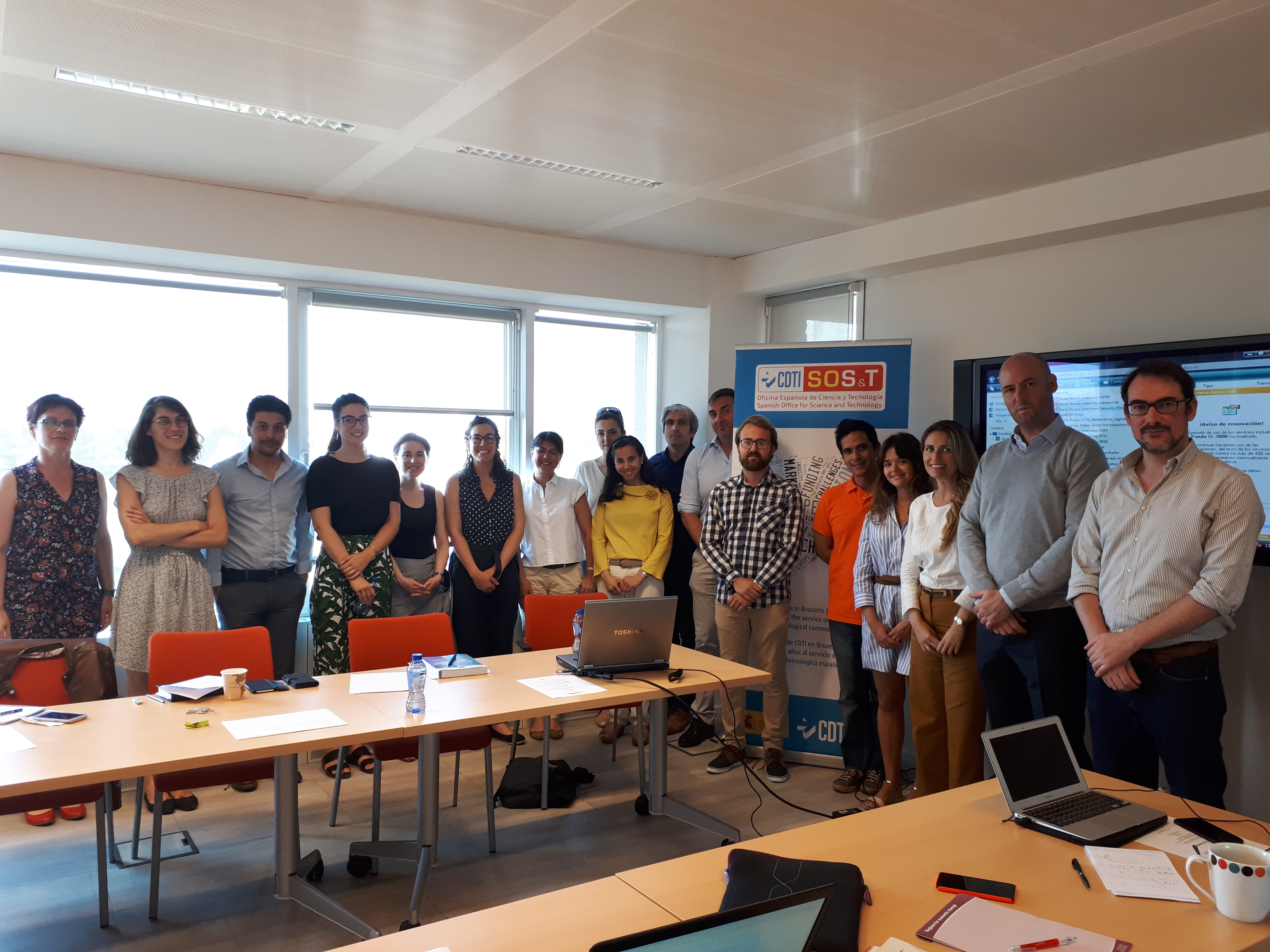 ACCIÓN EXTERIOR | Reunión Innovation Radar de la @EU_Commission en Bruselas con @sost_cdti