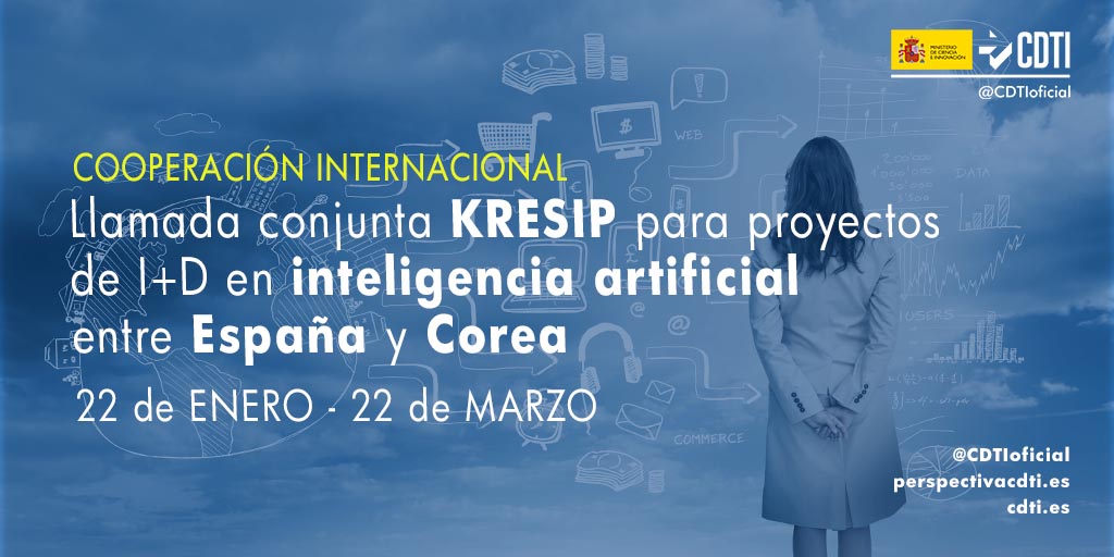 Próxima apertura de la 1ª llamada conjunta entre el CDTI e IITP dentro del Programa KRESIP
