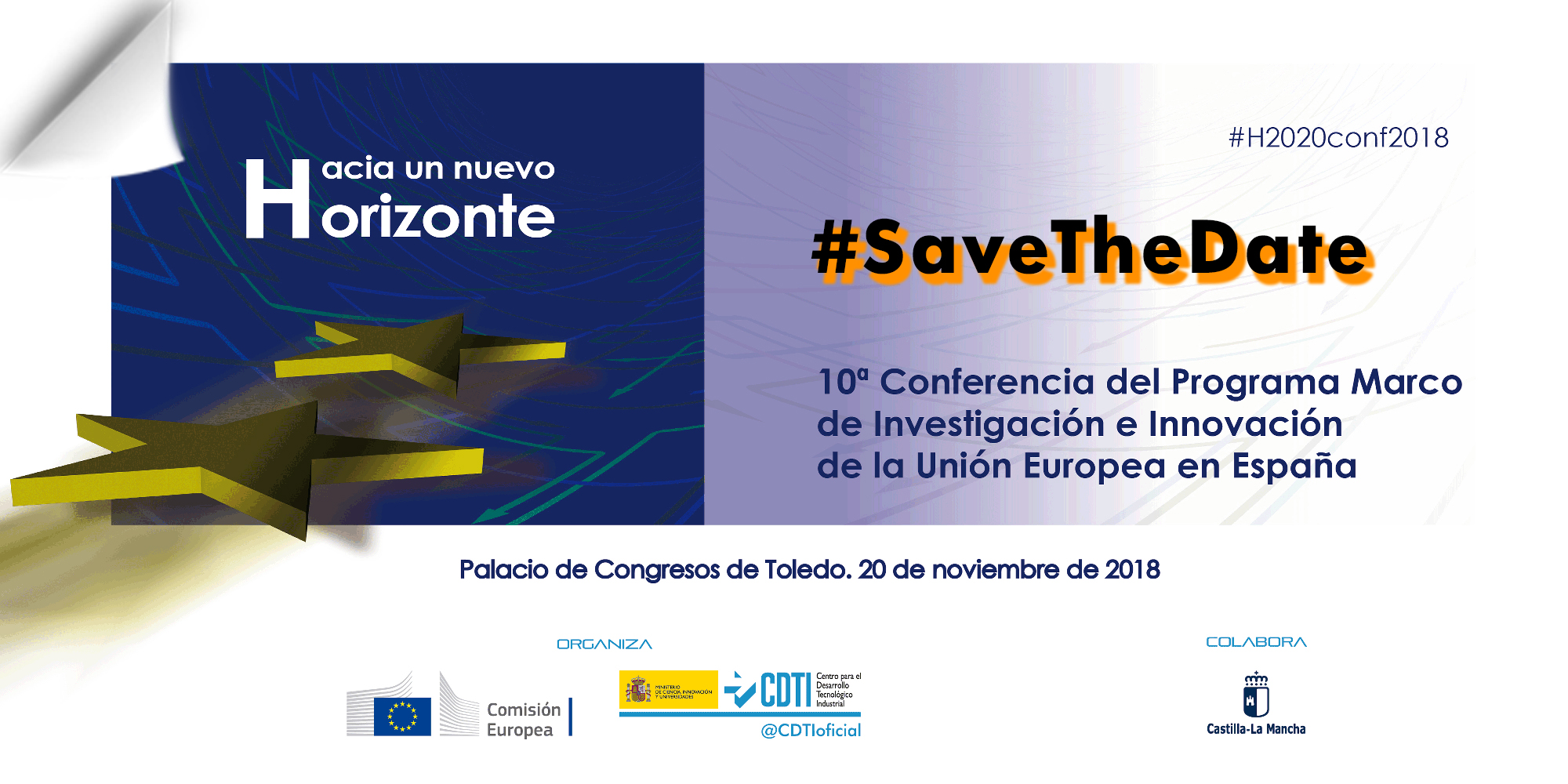 Horizonte2020 | #SavetheDate 20.10.2018: Conferencia #H2020conf2018 de @CDTIoficial
