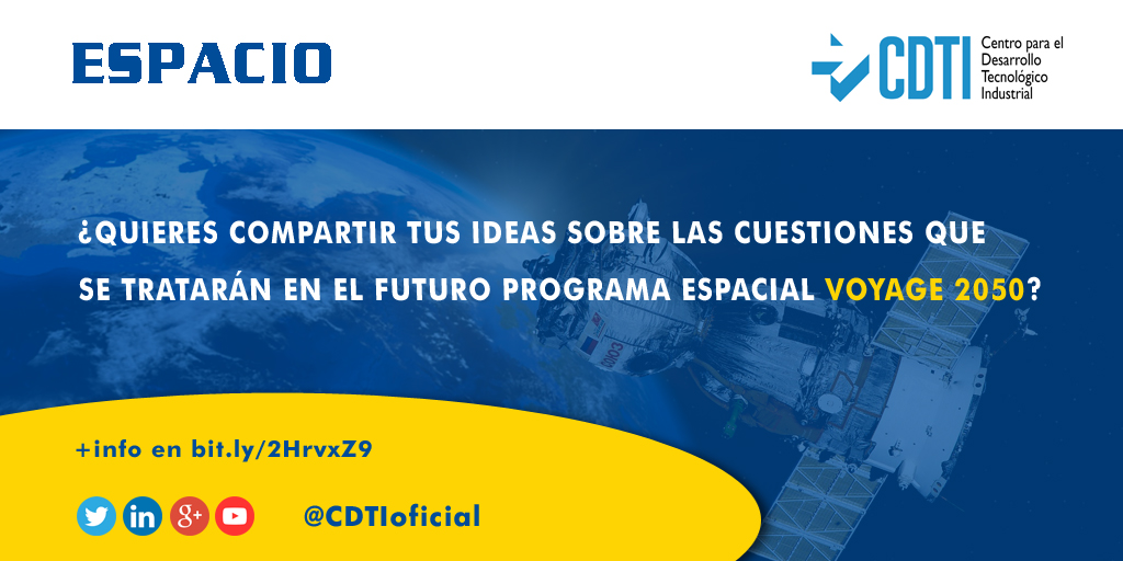 ESPACIO | La Agencia Espacial Europea invita a los ciudadanos a compartir sus ideas sobre las cuestiones que deberá tratar #Voyage2050
