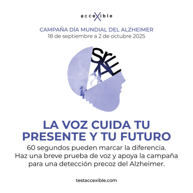 Campaña realizada por Accexible con motivo del Día Mundial del Alzheimer