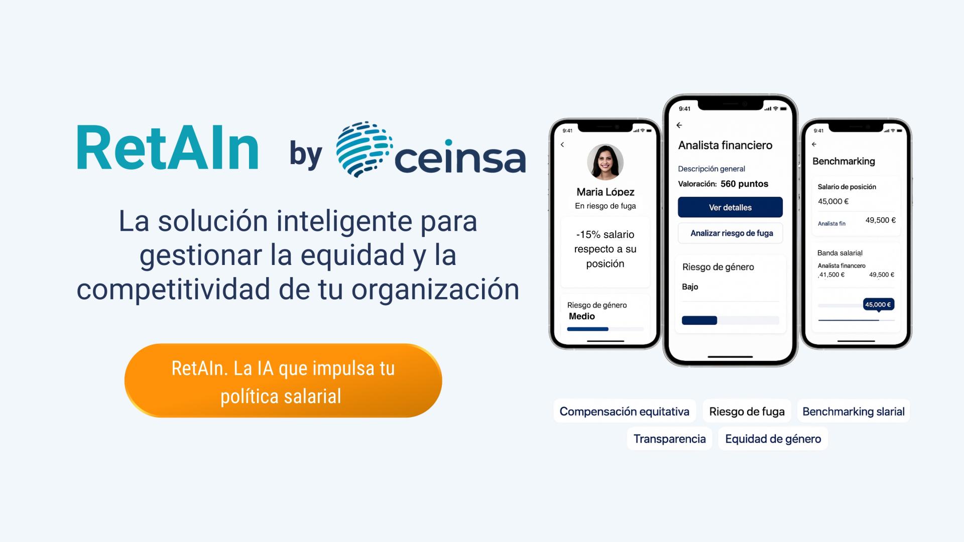  RetAIn, una solución de IA para gestionar y retener talento