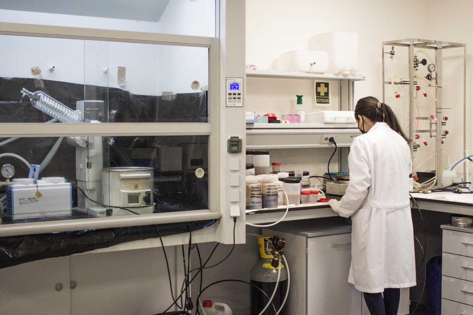 Laboratorio de la empresa gallega Intacta Gestión Ambiental