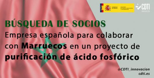 Búsqueda socios Marruecos ácido fosfórico
