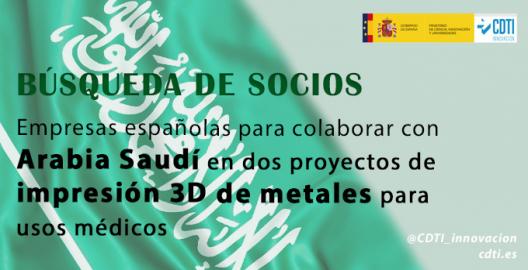 Búsqueda socios Arabia Saudí