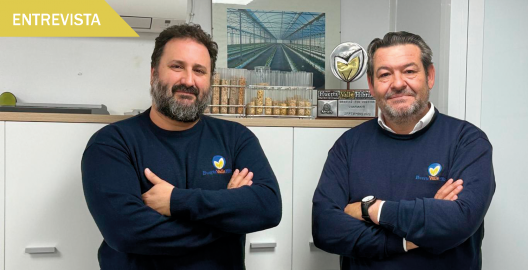 Santiago Díaz y Francisco Villanueva, Gerente de Huerta Valle Hibri2 y Director de I+D+i