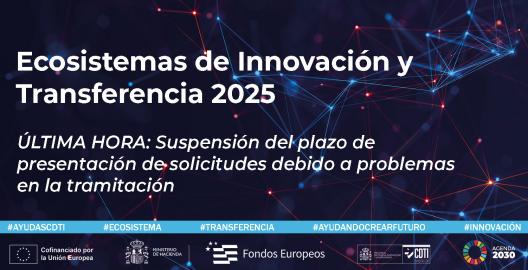 Problemas tramitación -Ecosistemas de Innovación y Transferencia 2025