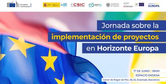 Jornada HE implementación de proyectos en Horizonte Europa