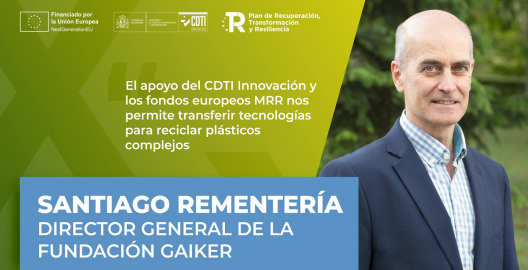 Santiago Rementería, director general de la Fundación GAIKER